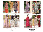 Deepsy Maria B M Print Vol 7 Cotton Dupatta Cotton Embroidered Salwar Kameez Full Catalog available at wholesale rate.