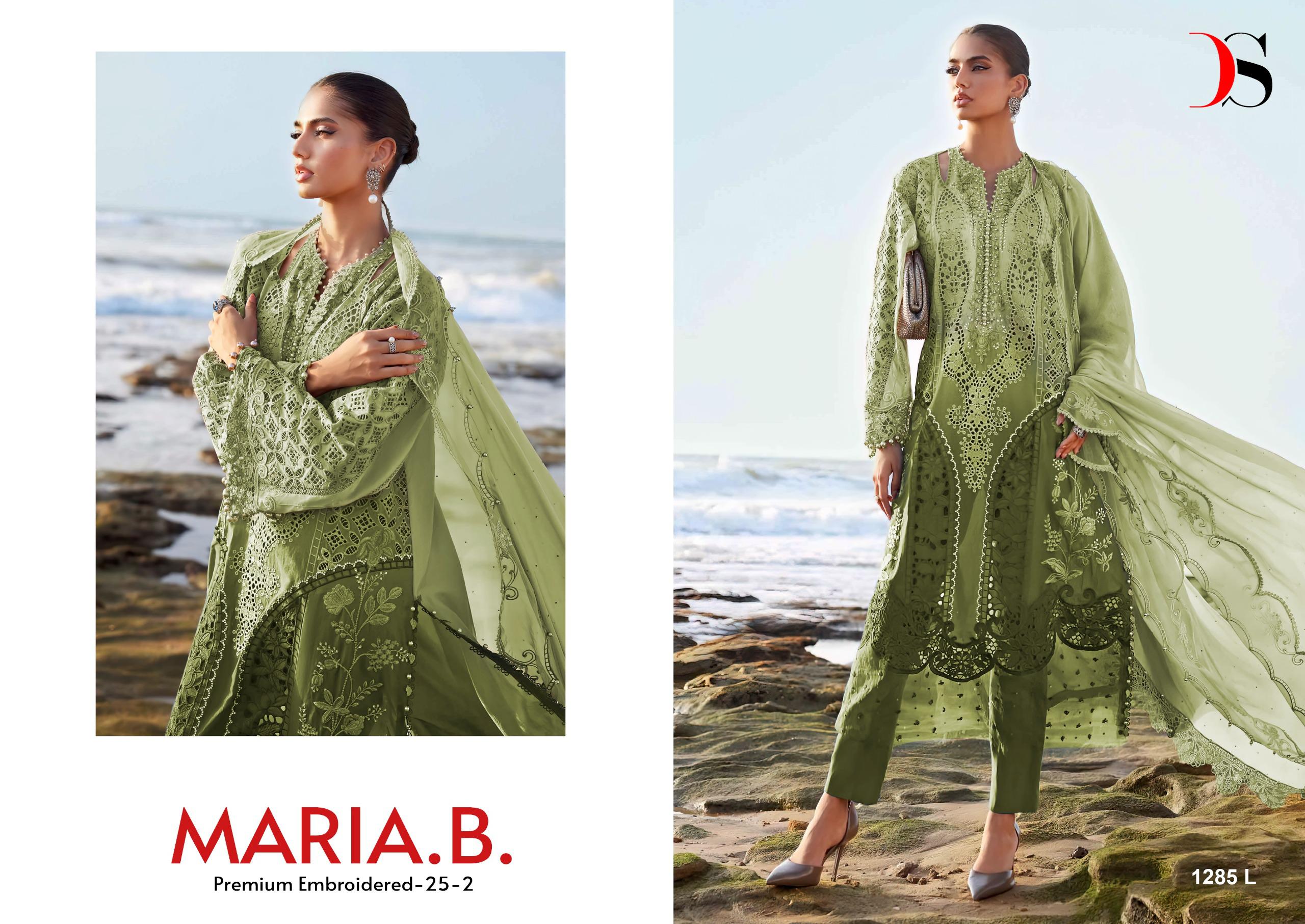 Deepsy Maria B Premium Embroidered 25 Vol 2 New Colors I To M Embroidered Salwar Suit