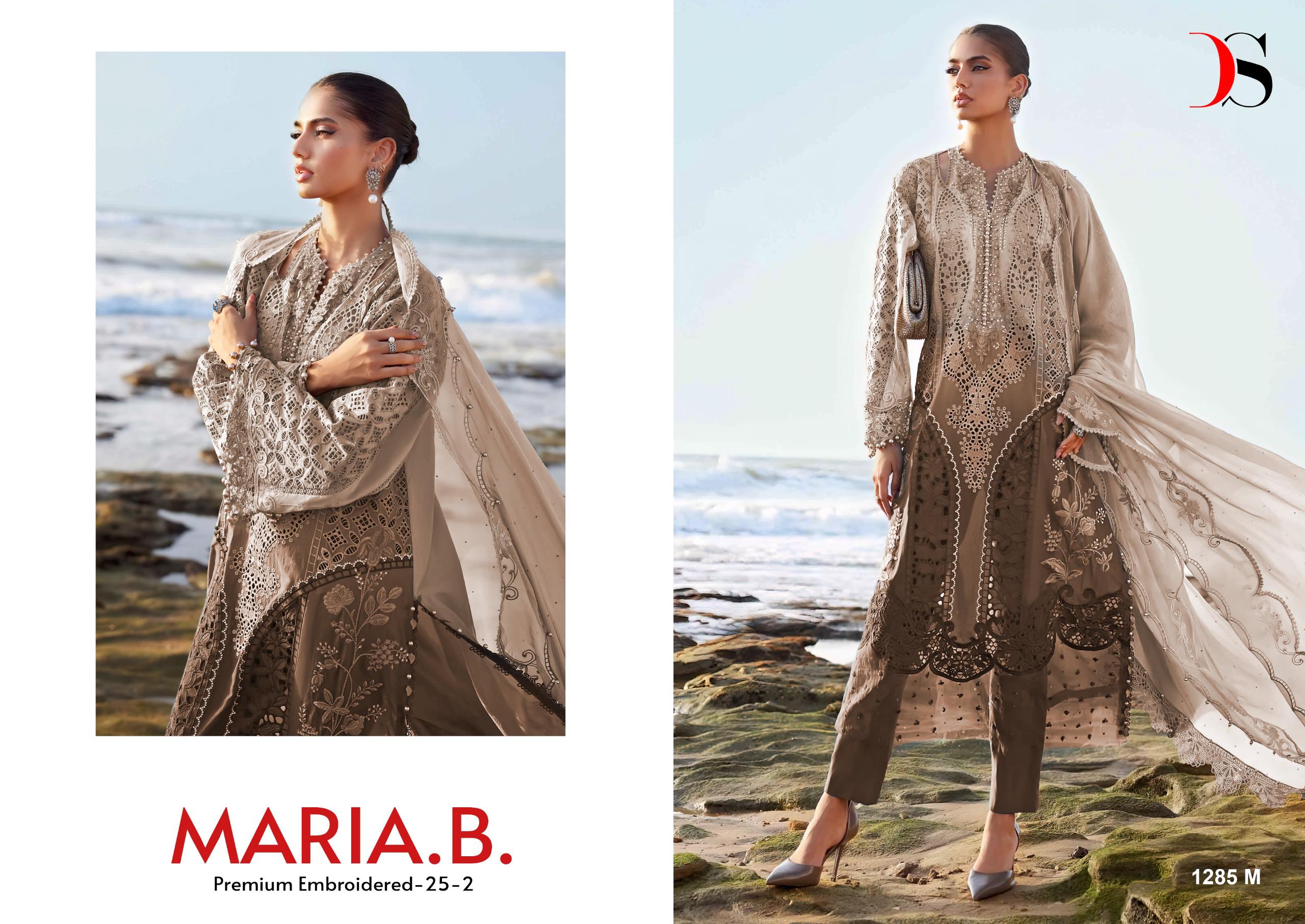 Deepsy Maria B Premium Embroidered 25 Vol 2 New Colors I To M Embroidered Salwar Suit