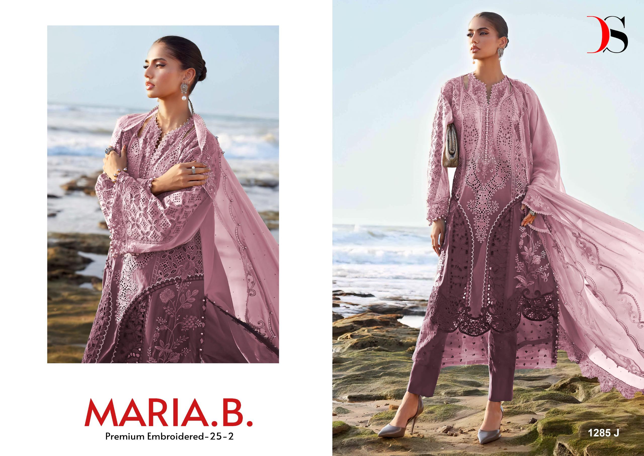 Deepsy Maria B Premium Embroidered 25 Vol 2 New Colors I To M Embroidered Salwar Suit