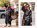 Deepsy Maria B Premium Embroidered Vol 3 Nx Cotton Dupatta Cotton With Self Embroidered Salwar Kameez