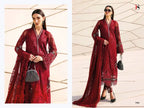 Deepsy Maria B Premium Embroidered Vol 3 Nx Cotton Dupatta Cotton With Self Embroidered Salwar Kameez