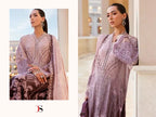 Deepsy Maria B Premium Embroidered Vol 4 Chiffon Dupatta Cotton With Self Embroidered Salwar Kameez