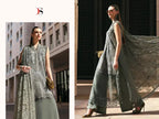 Deepsy Maria B Premium Embroidered Vol 4 Chiffon Dupatta Cotton With Self Embroidered Salwar Kameez