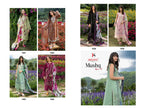 Deepsy Mushq Vol 3 Lawn Chiffon Dupatta Cotton Embroidered Salwar Kameez