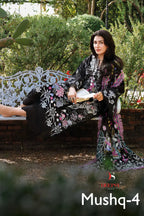 Deepsy Mushq Vol 4 Chiffon Dupatta Cotton Embroidered Salwar Kameez