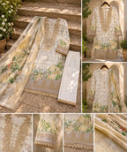 Deepsy R 1892 Chiffon Dupatta Cotton Embroidered Salwar Kameez Collection