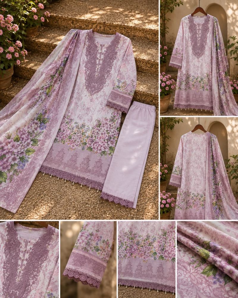 Deepsy R 1892 Chiffon Dupatta Cotton Embroidered Salwar Kameez Collection