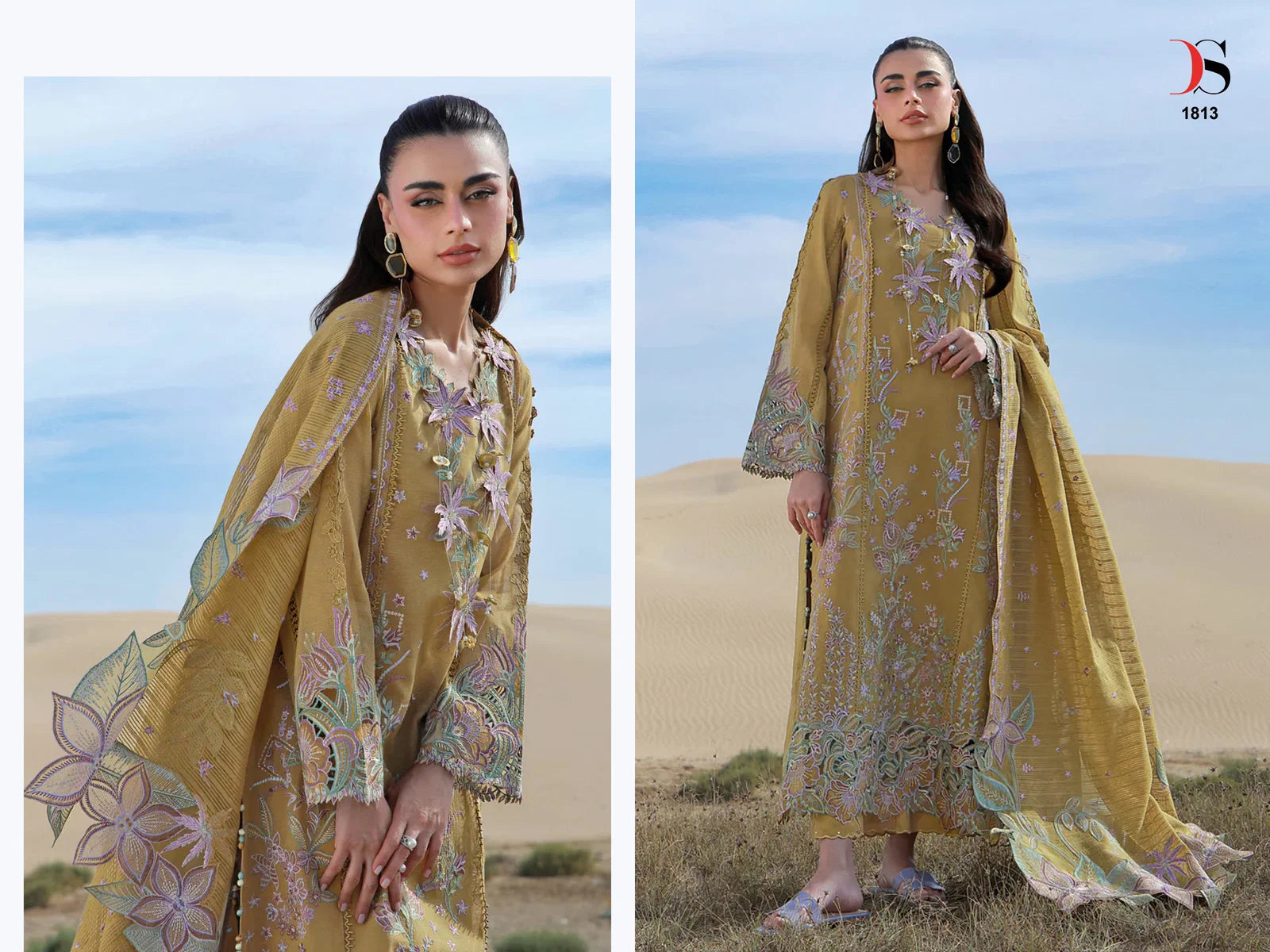 Deepsy Rang Rasiya Vol 5 Cotton Embroidered Salwar Kameez