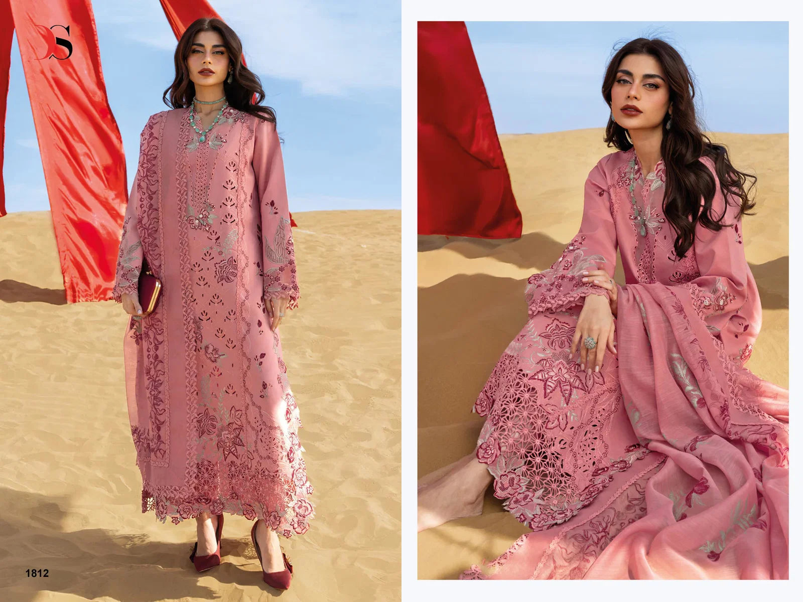 Deepsy Rang Rasiya Vol 5 Cotton Embroidered Salwar Kameez