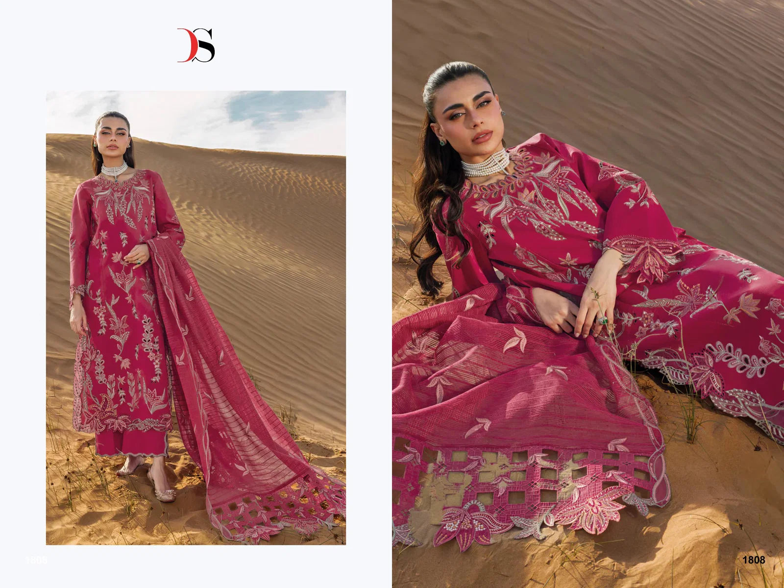 Deepsy Rang Rasiya Vol 5 Cotton Embroidered Salwar Kameez