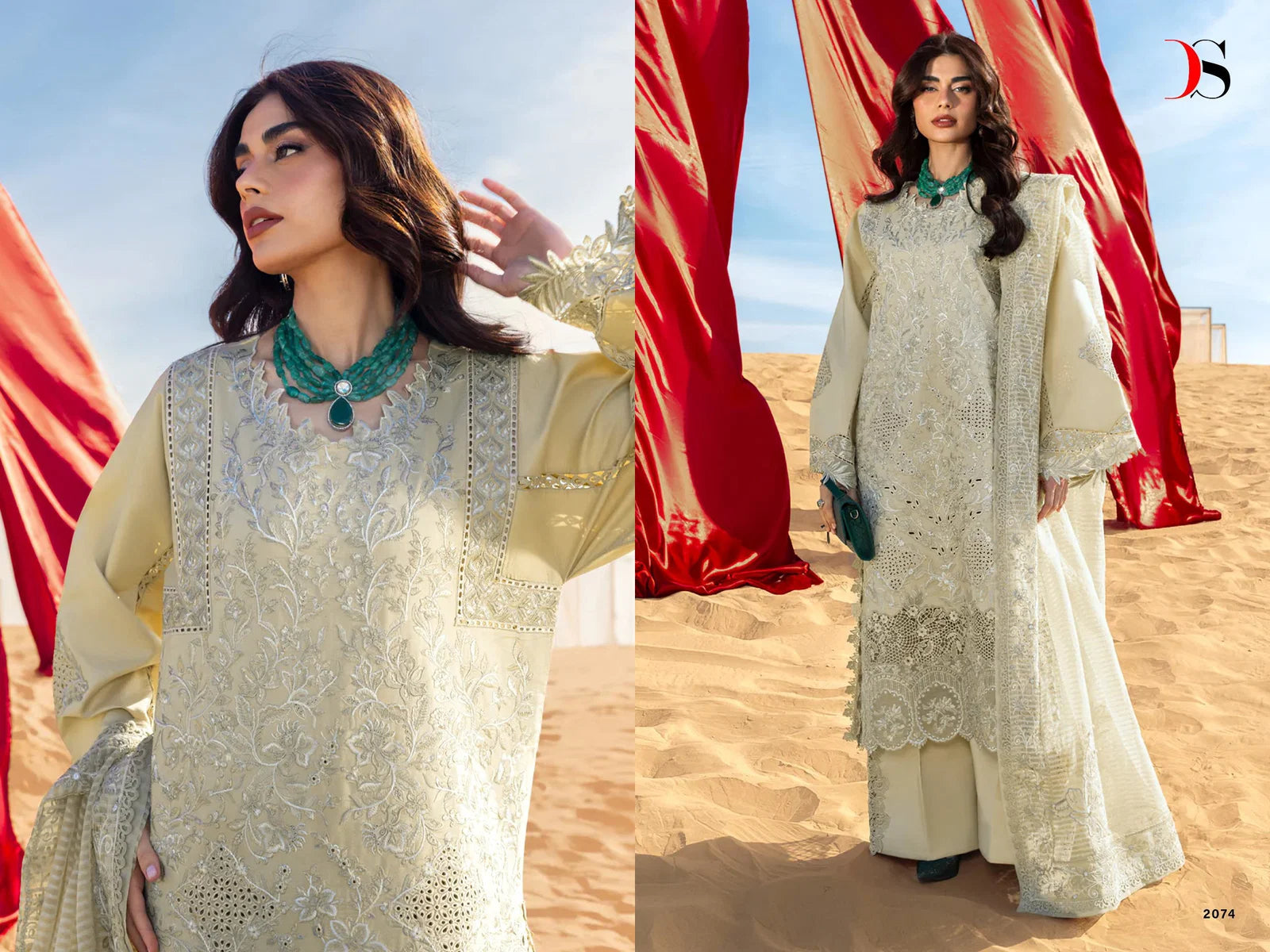 Deepsy Rang Rasiya Vol 6 Cotton Embroidered Salwar Kameez