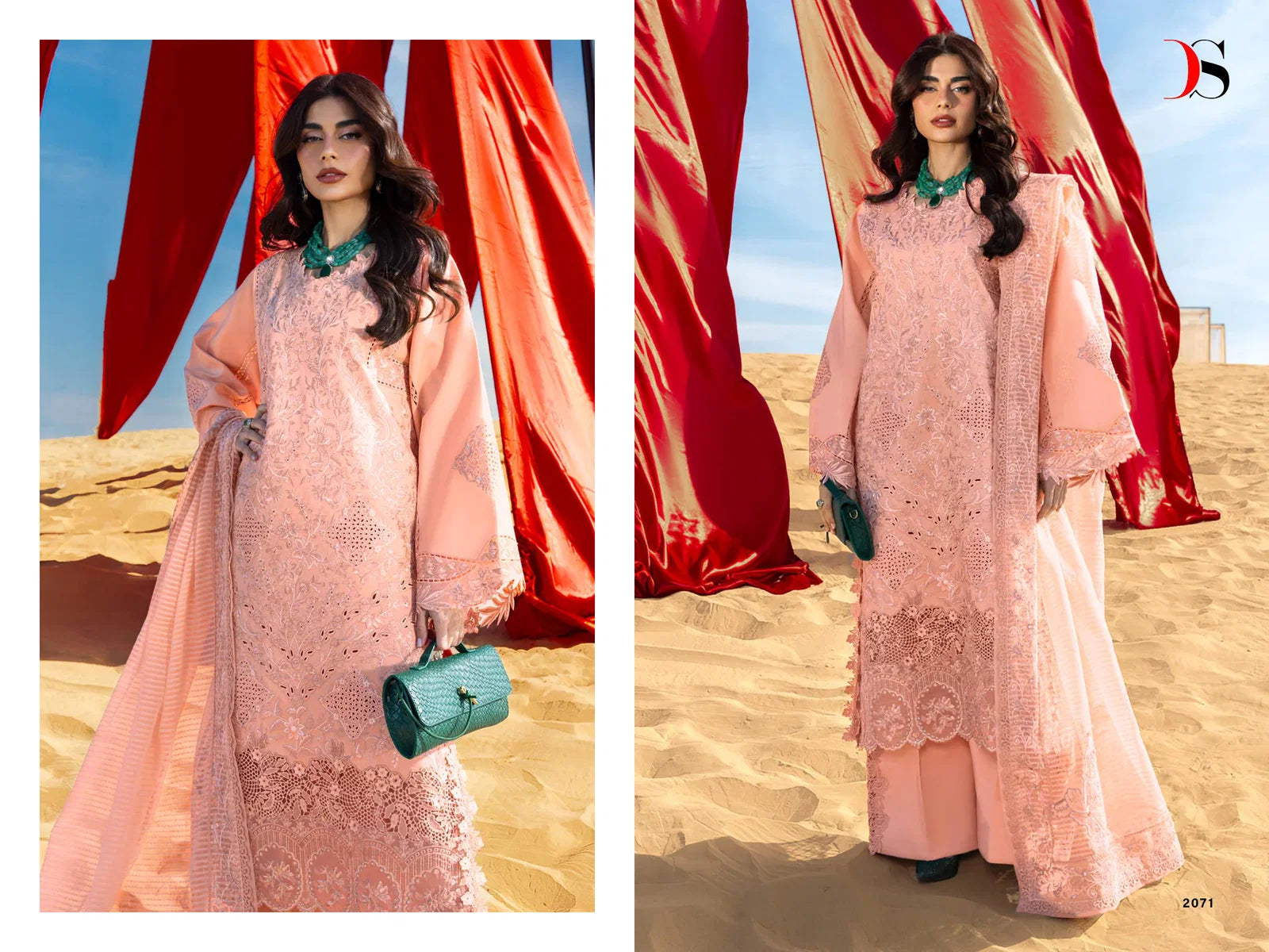 Deepsy Rang Rasiya Vol 6 Cotton Embroidered Salwar Kameez