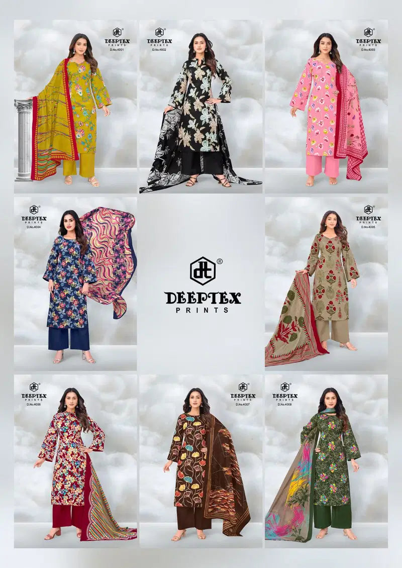 Deeptex Aalia Afreen Vol 4 Readymade Cotton Kurti Set Collection