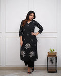 Dhruvi 451 Cotton Embroidery Kurti With Bottom Collection