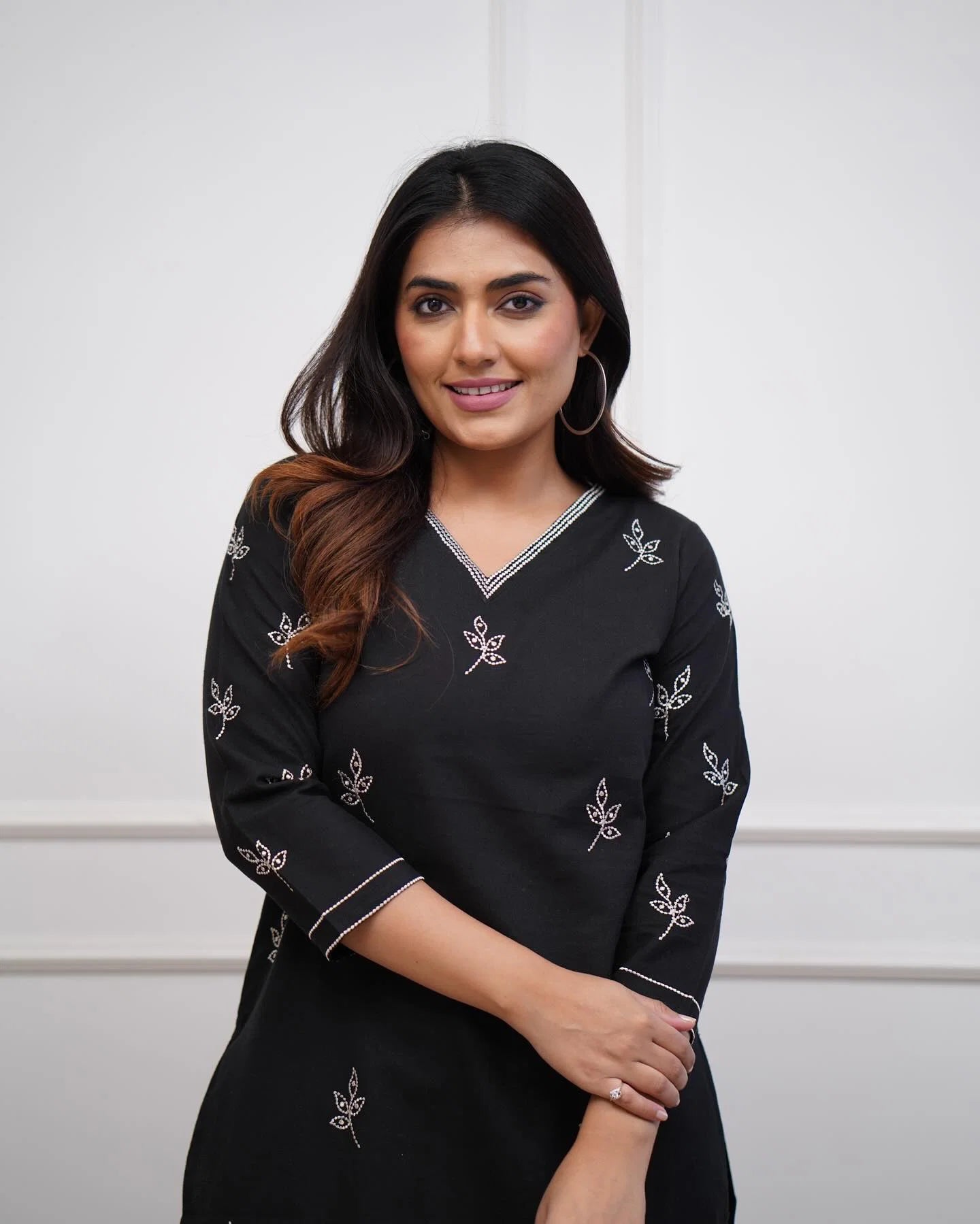 Dhruvi 451 Cotton Embroidery Kurti With Bottom Collection