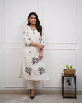 Dhruvi 452 Cotton Embroidery Kurti With Bottom Collection