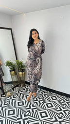 Dhruvi 457 Viscose Printed Kurti With Bottom Collection