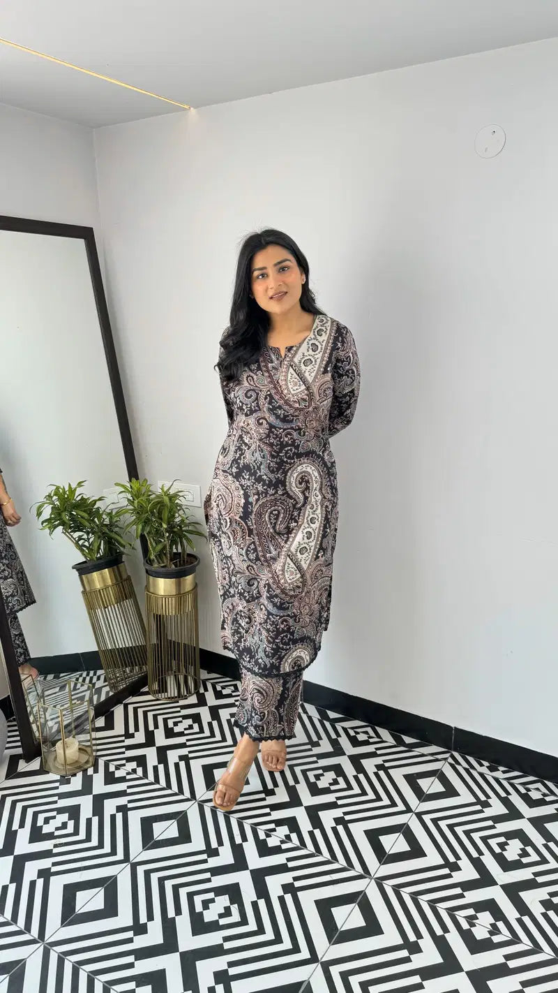 Dhruvi 457 Viscose Printed Kurti With Bottom Collection