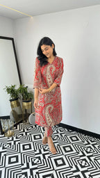 Dhruvi 458 Viscose Printed Kurti With Bottom Collection