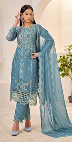 Elan E 04 Chiffon Embroidered Salwar Kameez Collection