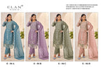 Elan E 04 Chiffon Embroidered Salwar Kameez Collection