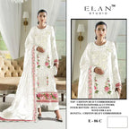 Elan E 06 A To D Chiffon Embroidered Salwar Kameez