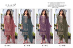 Elan E 10 A To D Chiffon Embroidered Salwar Kameez