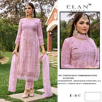 Elan E 11 A To D Chiffon Embroidered Salwar Kameez