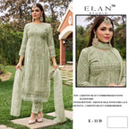 Elan E 11 A To D Chiffon Embroidered Salwar Kameez