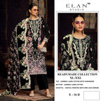 Elan E 16 A To D Cambric Cotton With Lawn Embroidered Salwar Kameez