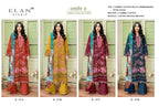 Elan E 17 A To D Cambric Cotton Heavy Embroidery Salwar Kameez