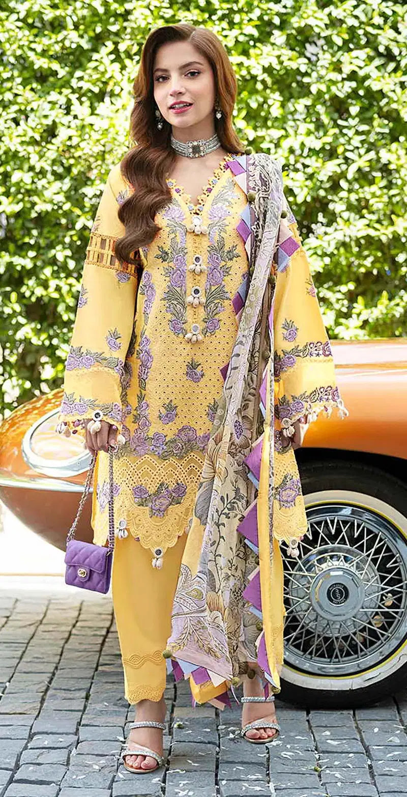 Elan E 21 A To D Cambric Lawn Cotton Embroidered Salwar Kameez Collection