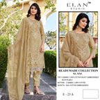 Elan E 23 Cambric Cotton Embroidered Salwar Kameez Collection