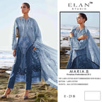 Elan E 25 A To D Lawn Cotton Embroidered Salwar Kameez