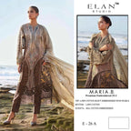 Elan E 26 A To D Cambric Cotton Embroidered Salwar Kameez