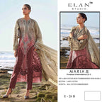 Elan E 26 A To D Cambric Cotton Embroidered Salwar Kameez