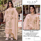 Elan E 29 Cambric Cotton Embroidered Salwar Kameez