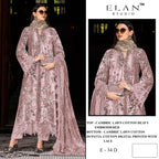 Elan E 34 Cambric Cotton Embroidered Salwar Kameez Collection