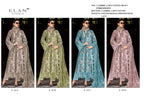 Elan E 34 Cambric Cotton Embroidered Salwar Kameez Collection