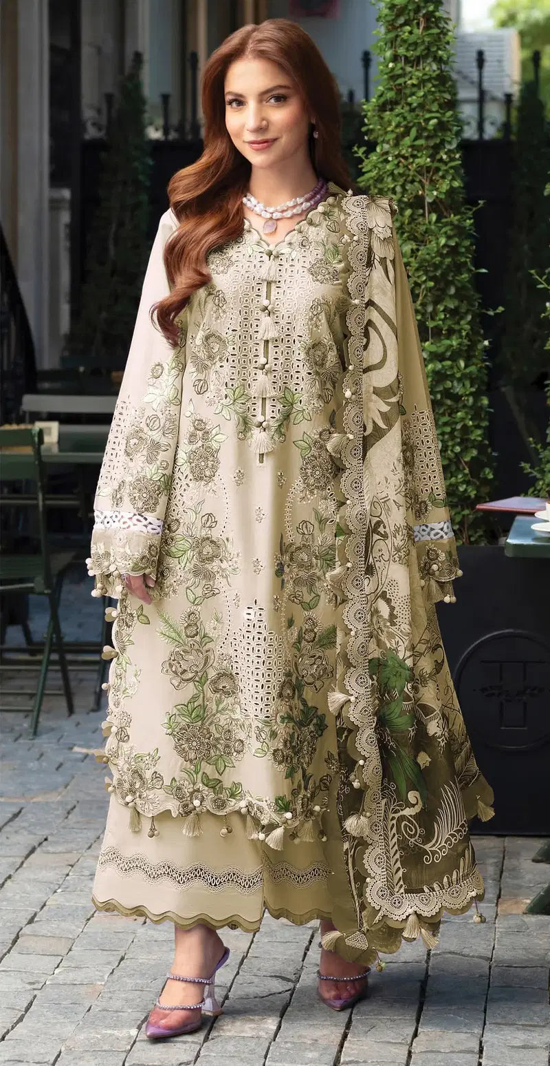 Elan E 37 Cambric Lawn Cotton Embroidered Salwar Kameez