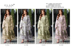 Elan E 37 Cambric Lawn Cotton Embroidered Salwar Kameez