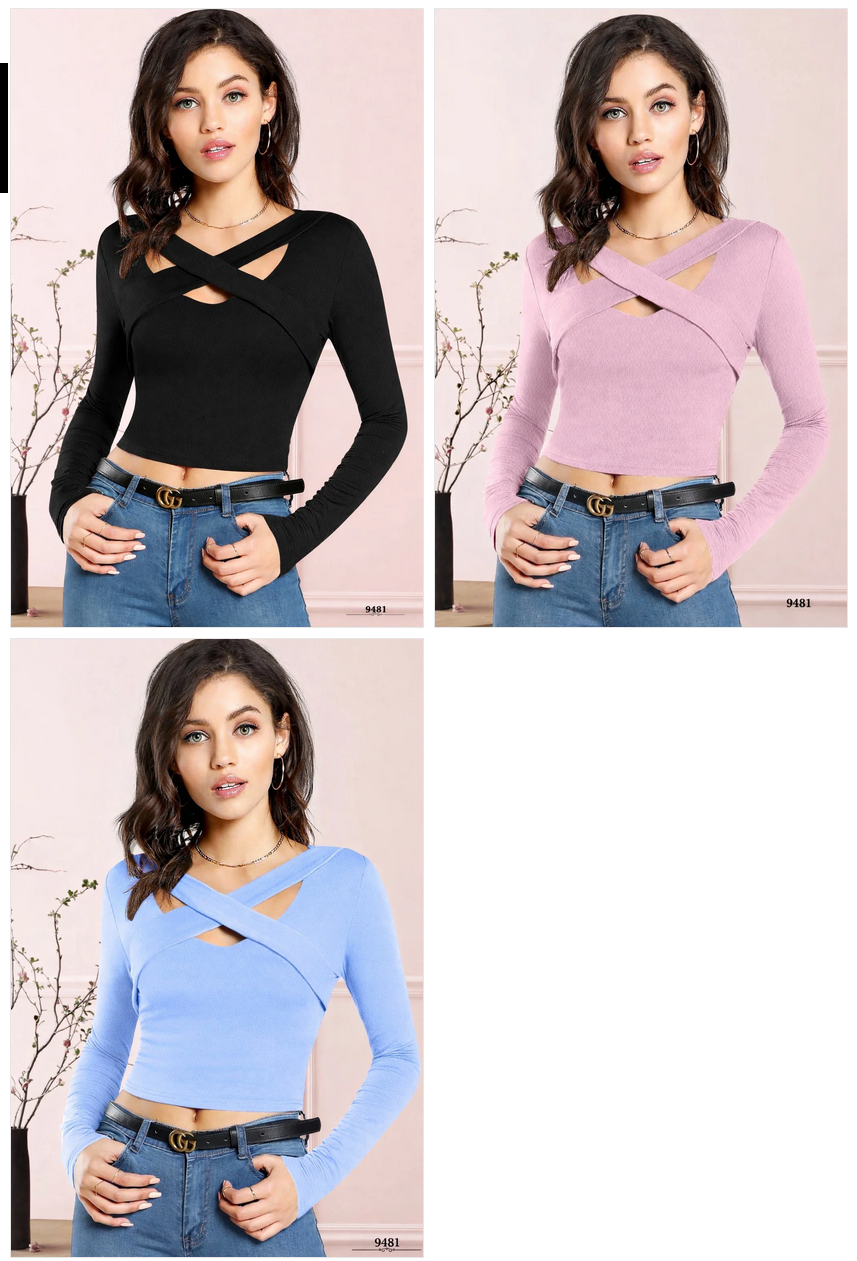 Emily 9481 Korean Soft Summer Special Crop Tops Collection