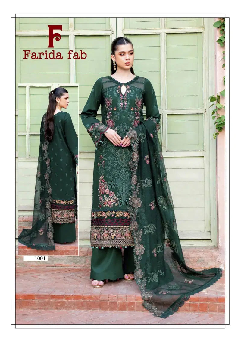 Farida Charizma Cotton Printed Karachi Dress Material