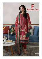 Farida Charizma Cotton Printed Karachi Dress Material