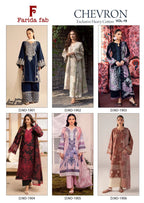 Farida Chevron Vol 19 Cotton Printed Dress Material