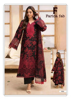 Farida Chevron Vol 19 Cotton Printed Dress Material