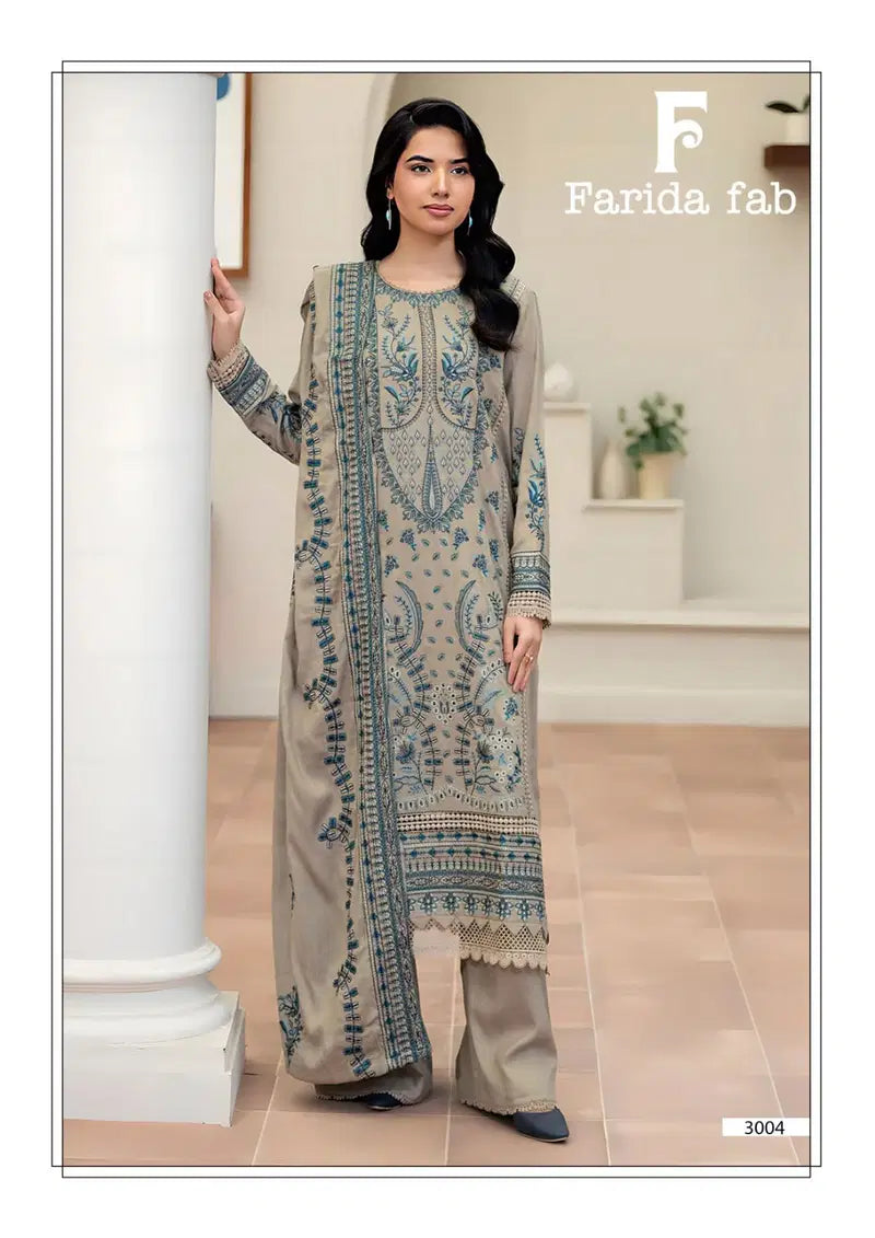 Farida Fab Amara Vol 03 Cotton Printed Karachi Dress Material