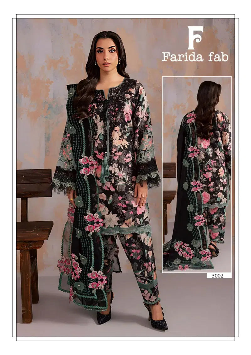 Farida Fab Amara Vol 03 Cotton Printed Karachi Dress Material