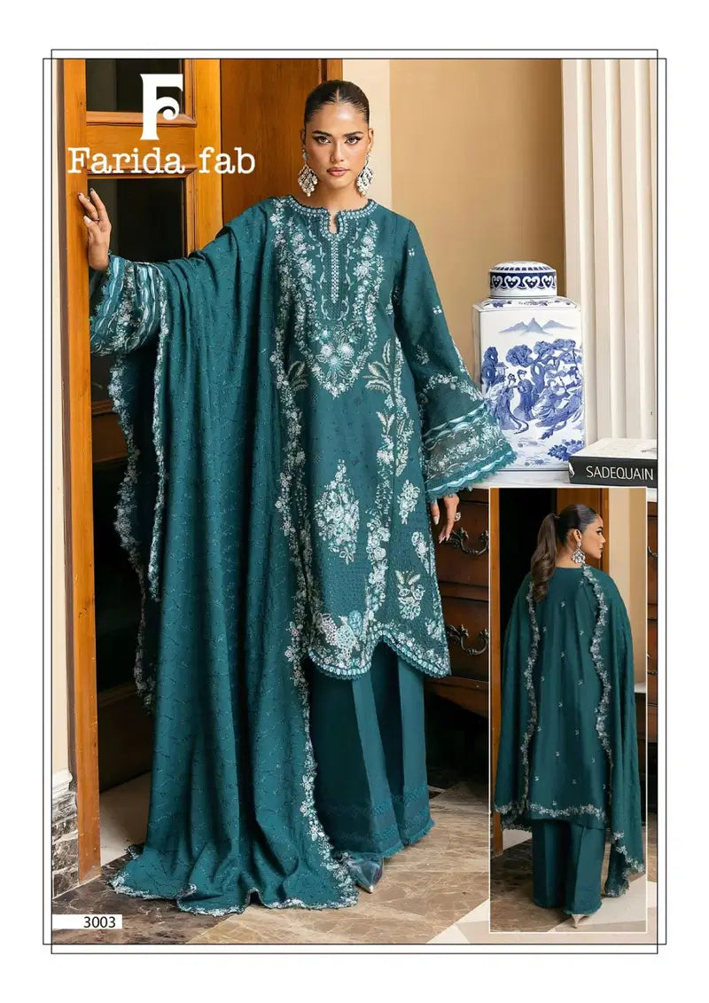 Farida Fab Amara Vol 03 Cotton Printed Karachi Dress Material